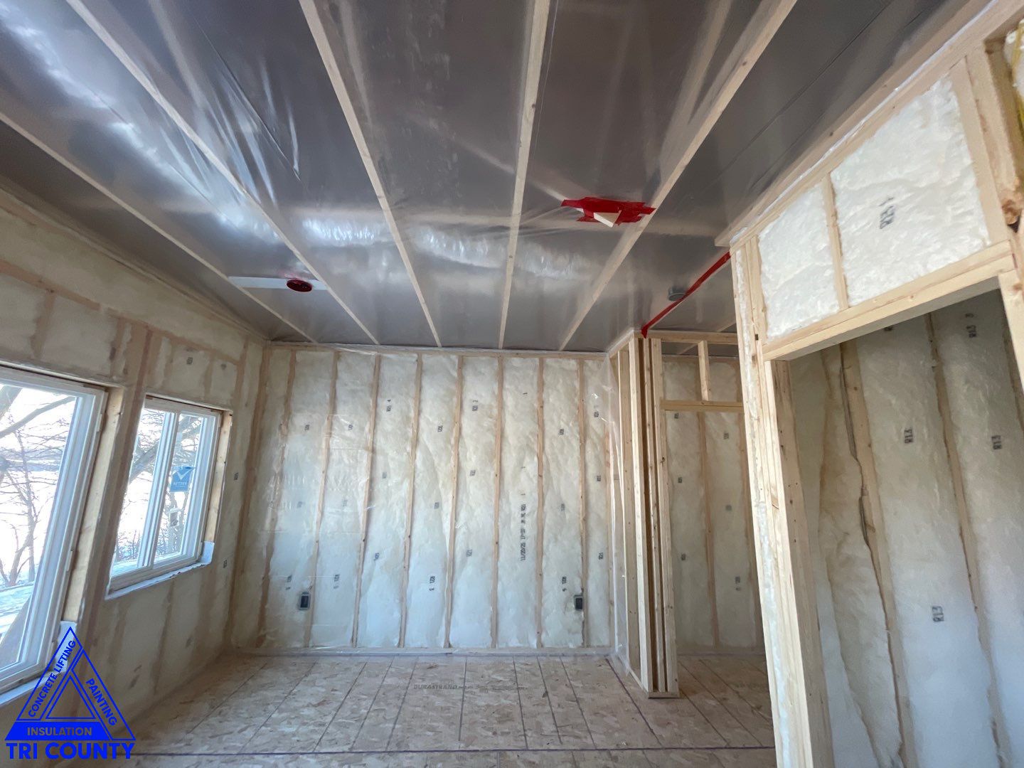 FIBERGLASS BATTING, NEW CONSTRUCTION, RESIDENTIAL Photo