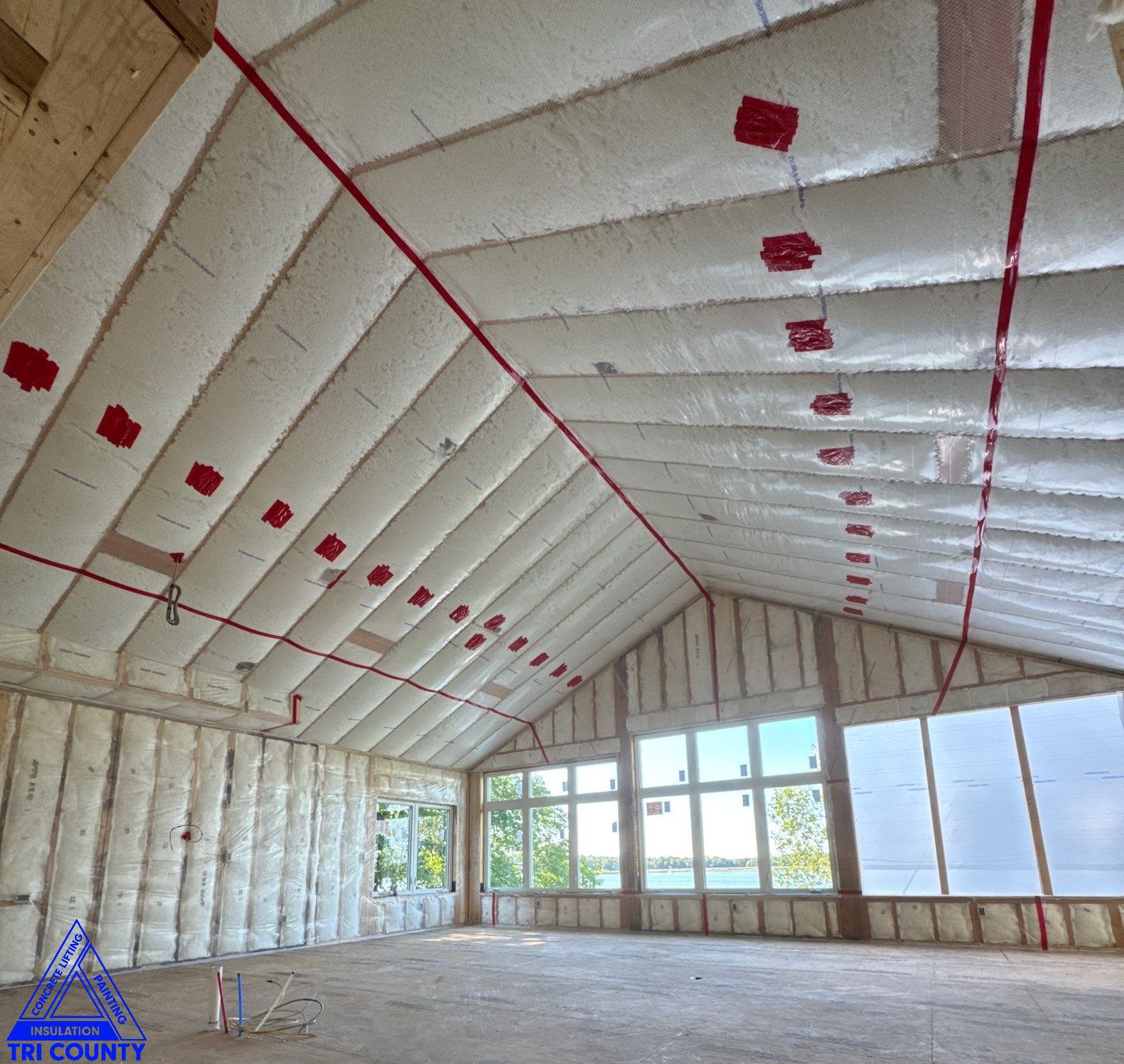 RESIDENTIAL – NEW CONSTRUCTION – FIBERGLASS BATTING – FIBERGLASS BLOWING Photo