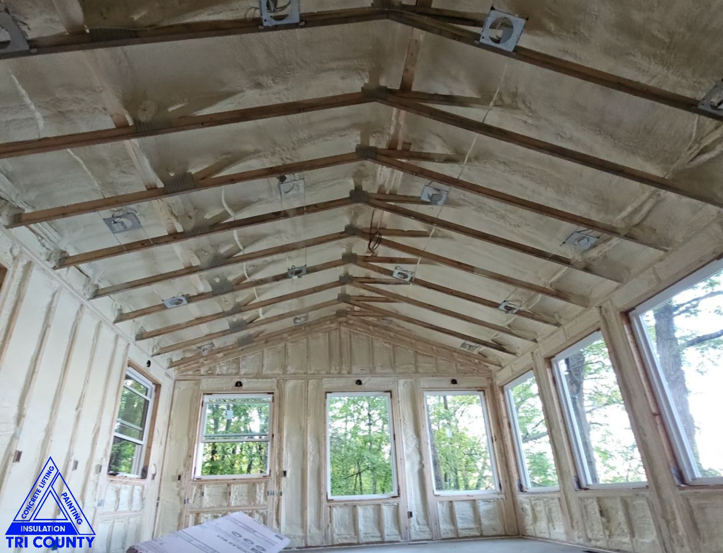 Spray foam , Residential , New construction Photo