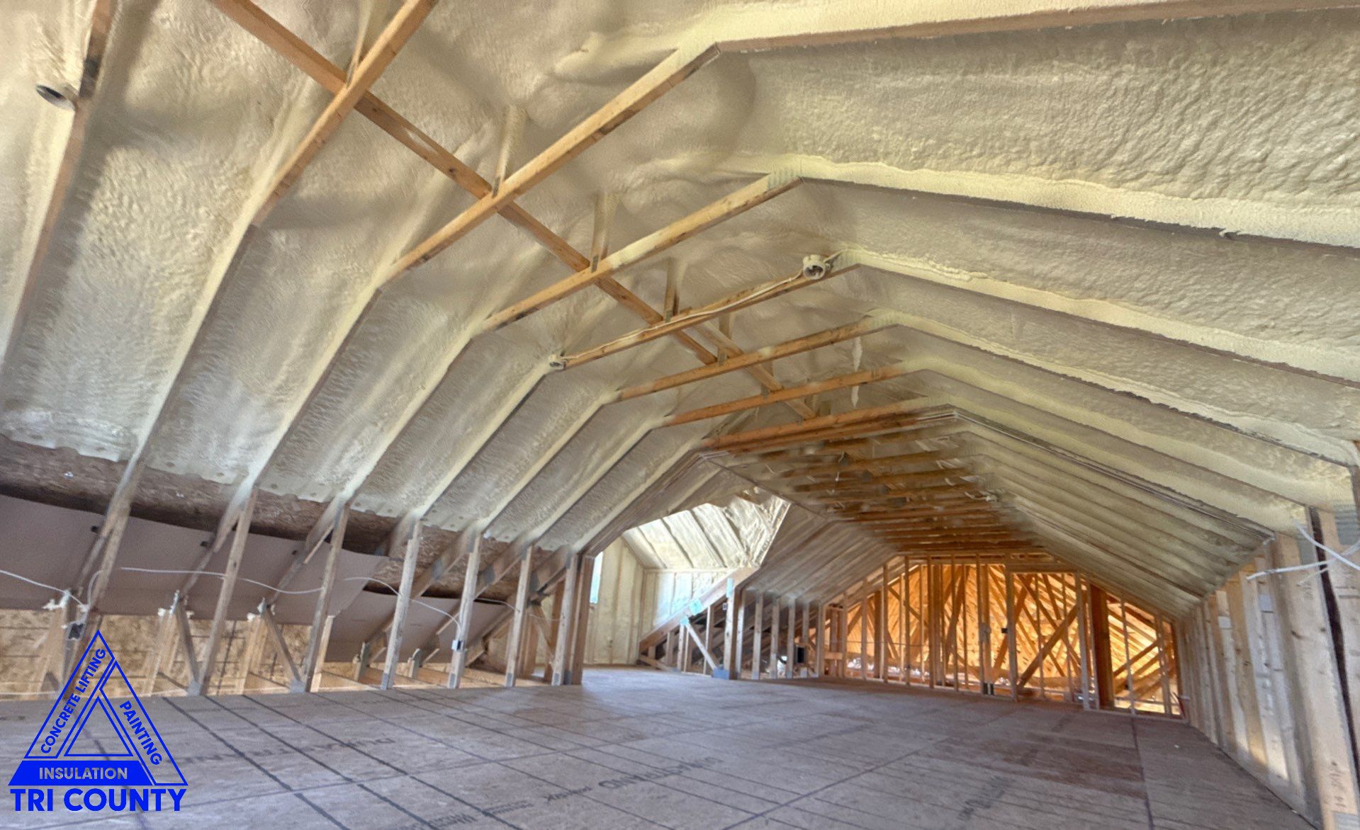 Spray foam – Residential – New construction Photo